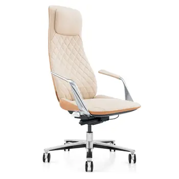 topo de gama de luxo bifma Itália genuíno cadeira de couro do escritório para o presidente e CEO