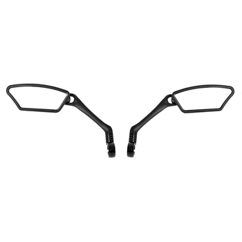 Guiador de Bicicleta Espelho, HD Blast-Resistente, Ajustável, Giratória Moto Espelho, Espelho Retrovisor, de Bicicleta Espelho Esquerda+Direita