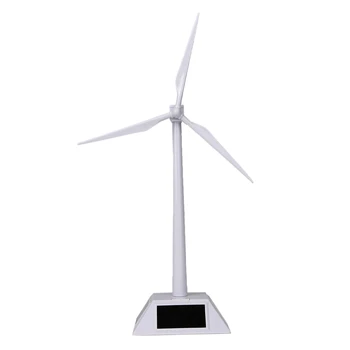 Posta Solar do ambiente de Trabalho do Modelo-Solar Powered Moinhos de vento, Turbina de Vento para as Crianças do Modelo de Educação Eletrônico Fazenda Moinho de vento Brinquedos de Presente de Novo