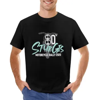80 Sturgis Dakota do Sul Moto Rali 2020 T-Shirt de homem roupas de camisetas t-shirt de homem, homens de treino camisa