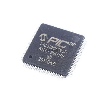 10PCS PIC32MX795F512L-80I/PF PIC32MX795F512L-80I PIC32MX795F512 TQFP100 Novo original chip ic Em stock