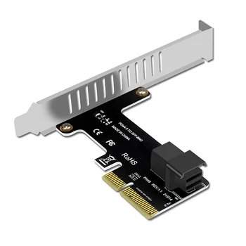 PCI-E Para SFF-8643 PCIE X4 Para SFF8643 Placa de Expansão PCI-EX4/X8/X16 NVMe SSD Riser PCIE U2 Disco Rígido Conversor