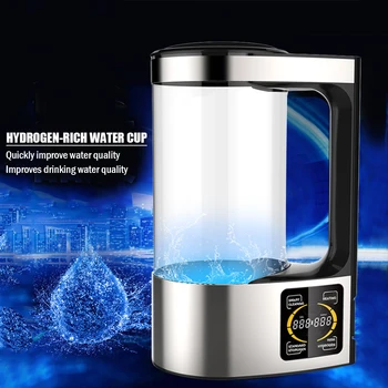 V8 de Hidrogênio Máquina de Ionizer da Água do Hidrogênio Portátil Rico Fabricante de Água Microelectrolysis de Cuidados de Saúde Copo Anti-Envelhecimento para o Uso da Família