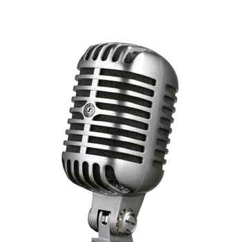 55SH ⅱ Microfone Clássica de Microfone com Fio Microfone Profissional Dinâmico Vocal do Microfone Para PC Fase de Karaoke Jogos