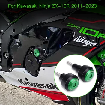 Moto Caindo de Proteção de Barras de quadros Carenagem Guard Anti Crash Pad Protector para a Kawasaki Ninja ZX10R ZX-10R 2011-2023