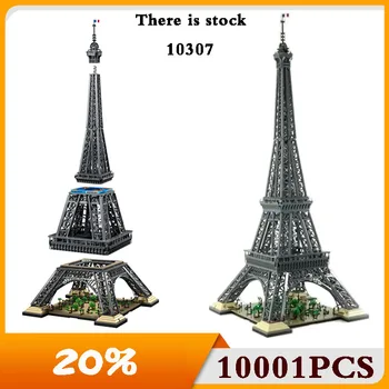 2022 10307 Torre Eiffel 10001pcs DIODO emissor de Cidade Modelo de Blocos de Construção 149CM histórico de Construção de Brinquedos Brinquedo Adulto Presentes de Natal, Presentes