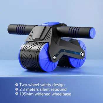 Barriga Roda Design Ergonômico Abs Rolo à prova de Ruído Automático Rebote Barriga Roda Ginásio Acessório