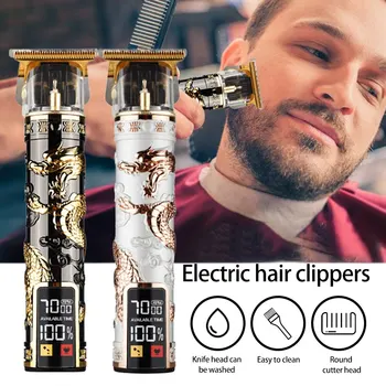Cabelo elétrico, Clipper Profissional do USB, sem Fios Clipper Profissional Aparador de Barba Cabelo Tosa Kit de Máquina de Corte de Cabelo