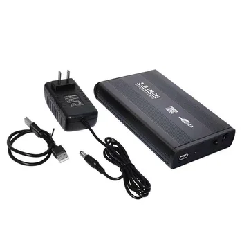 3.5 polegadas HDD Caso de USB 2.0 para SATA Porta de disco Rígido SSD Gabinete de 480Mbps Externa de Disco Rígido de Estado Sólido Caixa
