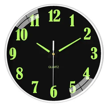 Grande 30cm Quarto Relógio Digital de Parede Decoração da Arte de Fluorescência Efeito Luminoso do Relógio de Parede Grande Dial Uso Diário