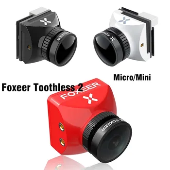 Alta qualidade Mini/Micro Câmera FOXEER Desdentados 2 CMOS de 1/2 1,7 mm 1200TVL PAL NTSC 4:3 16:9 Para RC FPV Drone