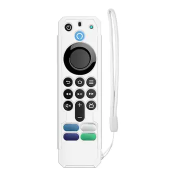 Controle Remoto de TV, Tampa Protetora Para a Alexa de Voz Remoto 3ª Geração do Choque de Capa Luva de Silicone Para Incêndios Stick TV 4K