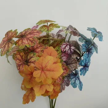 5Pcs Falso Plantas Borboleta 3D Folha Salão do Casamento Arranjo de Flor em Material de Terceiros pano de Fundo da Decoração Casa Jardim Decoração Floral