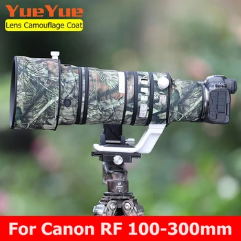 Para Canon RF 100-300mm F2.8L is USM Lente Impermeável Camuflagem Casaco, Capa de Chuva de Manga Caso de Nylon, Pano de 100-300 2.8 F2.8 F/2.8 L