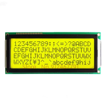 5V Maior LCD DE 2004 20X4 Maior Carácter Amarelo Tela Azul 204 WH2004L-YYH-CT 2004L Módulo de Exibição de 146*62.5 MM HD44780 AC204B