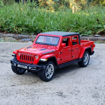 1:32 Jeeps Wrangler Gladiador Liga de Captação de Modelo Diecasts Metal Brinquedo Veículos Off-road do Carro Simulação do Modelo da Coleção Dom Crianças