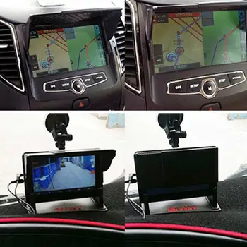 GPS do carro pára-Sol ABS Viseira Capa para proteger do Sol Barreira de Luz da Tampa de GPS Navigator Caso Auto Acessórios de Interiores Para Automóveis Veículos