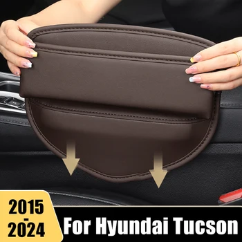 Para Hyundai Tucson TL NX4 2015 2016 2017 2018 2019 2020 2021 2022 2023 Assento de Carro Fenda, Fenda de Armazenamento de Caixa de Organizador Universal Saco
