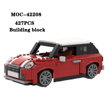 Edifício clássico Bloco MOC-42208 Mini Carro Desportivo Versão Estática de Emenda Partes 427PCS Filhos Adultos de Brinquedo de Presente de Aniversário