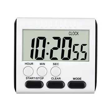 Multifuncional Magnético Digital Timer de Cozinha, Relógio de Alarme Alto DIODO emissor de luz para Cozinhar Duche Cozimento Cronómetro Ferramentas Gadgets