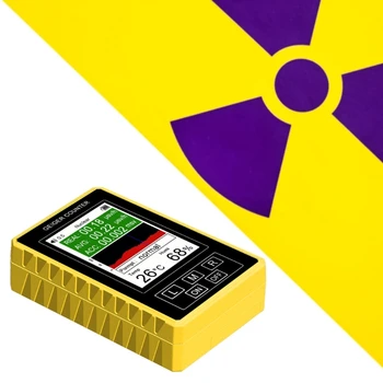 Portáteis Detectores de Radiação Digital Geigers Contador de Monitores de Radiação de 4 em 1