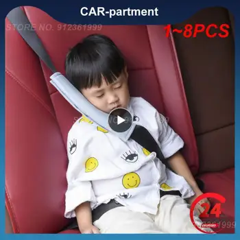 1~8PCS Auto Filho de algodão cinto de Segurança para carros Proteção de Ombro carro-estilo almofada sobre o assento da tampa da correia cintos de segurança travesseiro