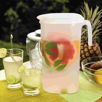 Chaleira De Plástico Jarros Frigorífico Água Fria Bebidas Frigorífico Recipientes Para Beber Ice Tea Pot Jarro