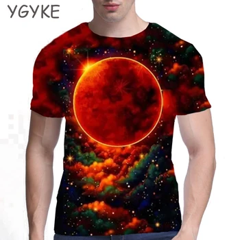 Universo Planeta da Galáxia Espaço 3D T-shirt Homens Mulheres Crianças T-shirt de Impressão 3D Estrelas do Céu Legal Tees Menino Menina de Moda Streetwear Tops