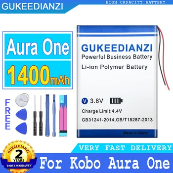 1400mAh GUKEEDIANZI Bateria do Kobo Forma Aura de Um endereço de E-ink E-book Reader Grande Poder de Bateria