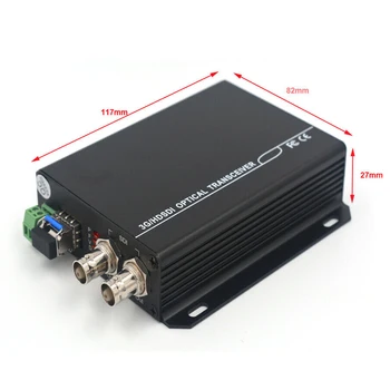 3G HD-SDI de Áudio de Vídeo, RS 485 de Dados através de Fibra óptica Conversores de Mídia SFP LC 20Km 3G SDI para o conversor dos meios da fibra