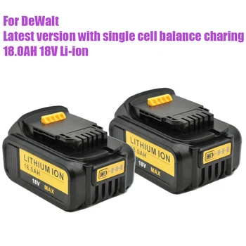 18V 18000mAh Bateria do Li-íon DCB180 Recarregável Bateria Para DEWALT DCB180,DCB181 XJ DCB200,DCB201,DCB201-2,DCB204,DCB20