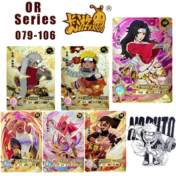 Kayou Naruto Uzumaki Kushina Konan desenho animado cartão de Jogo Or79-106 Anime Coleção de Bronzeado do Flash do Cartão de Brinquedos de Natal, Presente de Aniversário