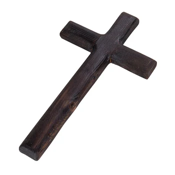 Sólidos Presentes Artesanato Cruzes De Madeira Office Crucifixo Católico Sincero Quarto Partido Meditação Artesanal Jesus Cristo Parede
