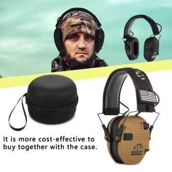 Exterior abafadores de ruído Ativo Fones de ouvido para Fotografar Eletrônico de proteção Auditiva do Ouvido proteger a Redução de Ruído de Caça fone de ouvido