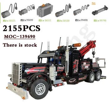 2023 Novo MOC-139690 Super Caminhão 2155 Peças Adequadas para 8285 Montados Blocos de Construção Kids Brinquedos Educativos DIY Presentes de Aniversário