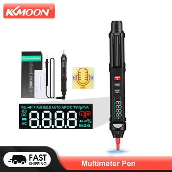 KKMOOM KKM100-ENG Inteligente Multímetro Caneta Digital Medidor de DC Tensão AC da Linha de Teste Não Sensor de Contacto com a Função de Transmissão de Voz
