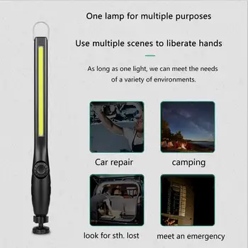 DIODO emissor de Luz Recarregável USB ao ar livre Lanterna de Bolso Stepless de Escurecimento da ESPIGA