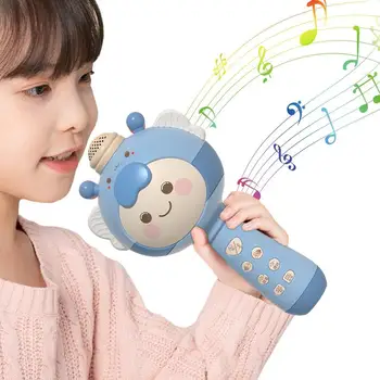 Sem Fio Microfones De Karaoke Multi-Função Para Crianças Recarregável Educativa Precoce Cantando Música De Brinquedo Para Festa De Piquenique, Churrasco