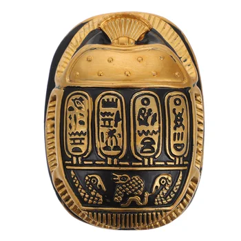 Escaravelho Ornamentos Monumento Escultura Decoração Tanque De Peixes De Decoração Criativa De Resina Chique Romance De Viagem Decorações De Vasos Egito
