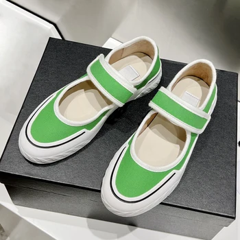 Colorido Sapatos De Lona De Mulheres 2023 Marca De Luxo, Televisão De Sapatos Primavera Verão Confortável Senhora Calçado Zapatillas De Mulher