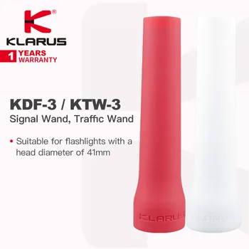 Klarus KTW-3/KDF-3 / Sinal de Trânsito Varinha,adapta-se para a Cabeça de 41mm de Lanterna.Alto-elástico de Silicone, Flexível/Elástico/Dobrável