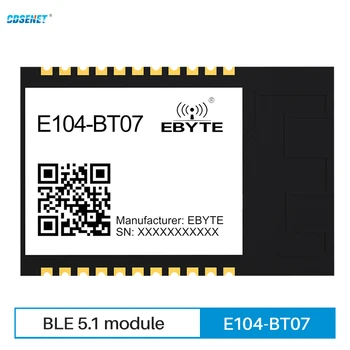 4P BLE5.1 Bluetooth Para a Porta Serial do Módulo CDSENET E104-BT07 8dbm PCB Mestre Escravo de Baixa Potência Beacon/iBeacon de Transmissão de Comutação