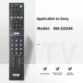 ZF aplica-se a Nova RM-ED049 Controle Remoto ajuste para a TV Sony KDL-32EX340 KDL-32BX340 KDL-32BX350