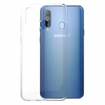 Tampa transparente para Samsung Galaxy A10 A10s A20S A30S A50S A01 A20 A20E A30 A40 A50 A70 A31 A41 A51 A71 4G 5G Transparente da caixa do Telefone