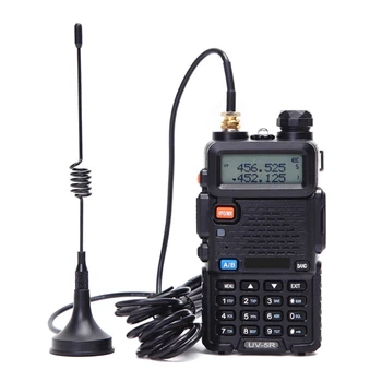 fpr Antena para Rádio Portátil Mini Carro de Antena VHF para Quansheng 888S UV5R Walkie Talkie Antena UHF