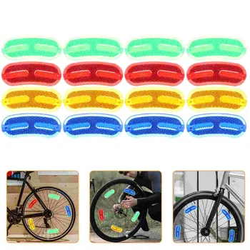 20 Pcs Raios De Bicicletas Premium Bicicletas Refletores De Bicicleta De Rodas Profissional Portátil De Plástico Com Rodas Compacta