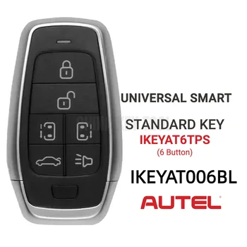 Autel iKey Universal Inteligente Tecla Padrão Botão 6 IKEYAT6TPS IKEYAT006BL