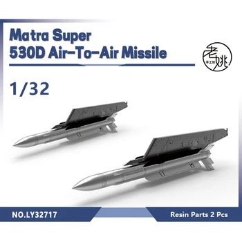 Yao Estúdio LY32717/LY48717/LY72717 1/32 1/48 1/72 Impressos em 3D Resina Detalhes Matra Super 530D Air-To-Air Missile 2pcs