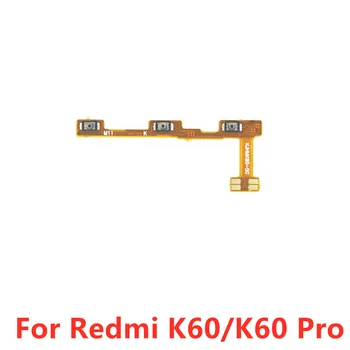 Peças para reparo de Alimentação Botão de Volume do cabo do Cabo flexível Para o Xiaomi Redmi K60 Pro Lado do Interruptor de Chave EM FORA de Controle flexível do Botão da faixa de opções