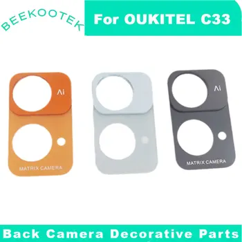 Novo Original OUKITEL C33 de Volta Câmera Traseira Peças Decorativas de Telefone Celular-Acessórios Para OUKITEL C33 Telefone Inteligente